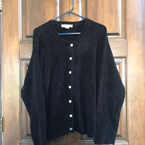 Samantha Taylor Women’s Black Cardigan Acrylic L